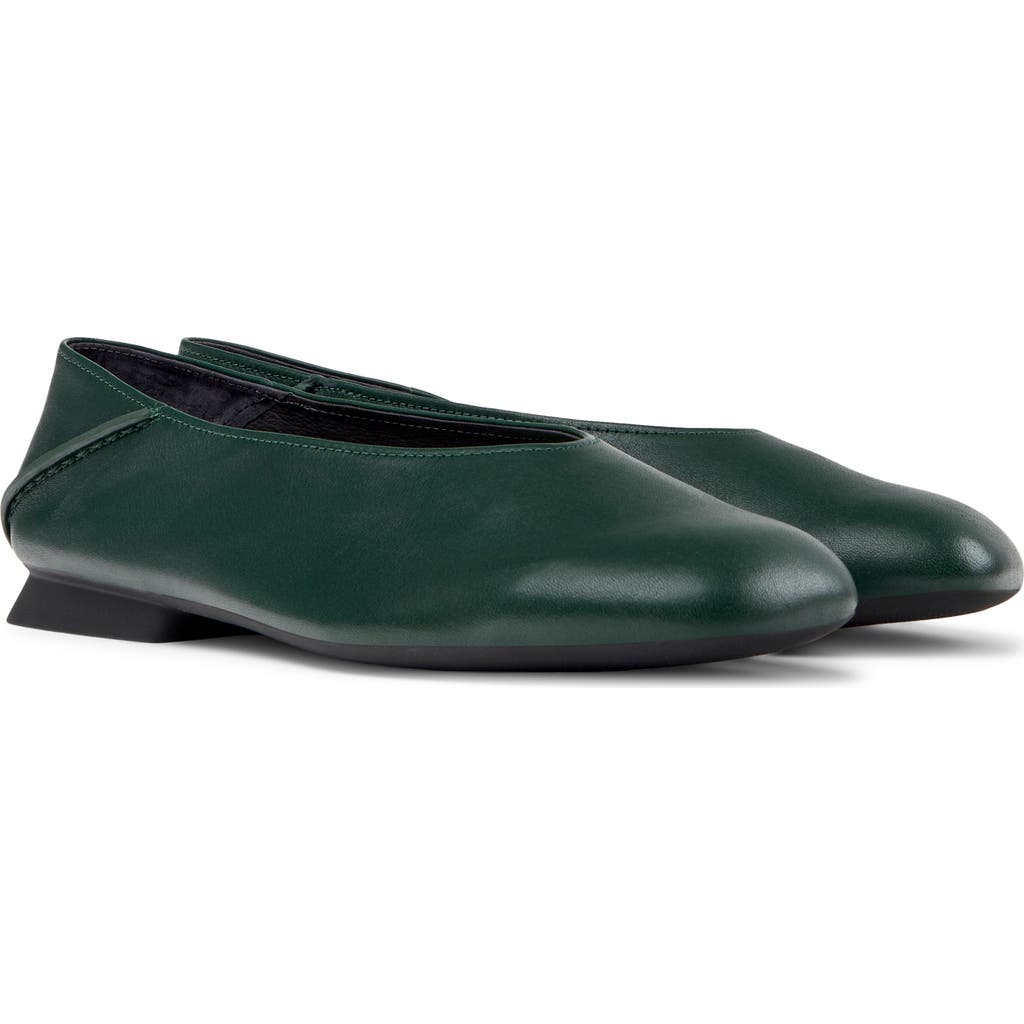 Camper Leather Panelled Ballet Flats