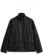 John Varvatos Irving Coated Linen Jacket