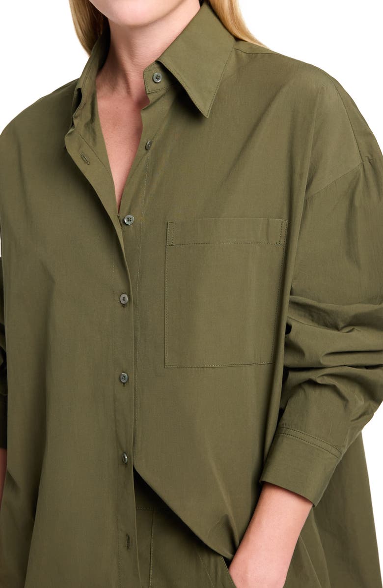 TWP Something Borrowed Shirt, Alternate, color, Military