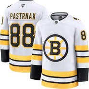 FANATICS Men's Fanatics David Pastrnak White Boston Bruins Away Premium Player Jersey