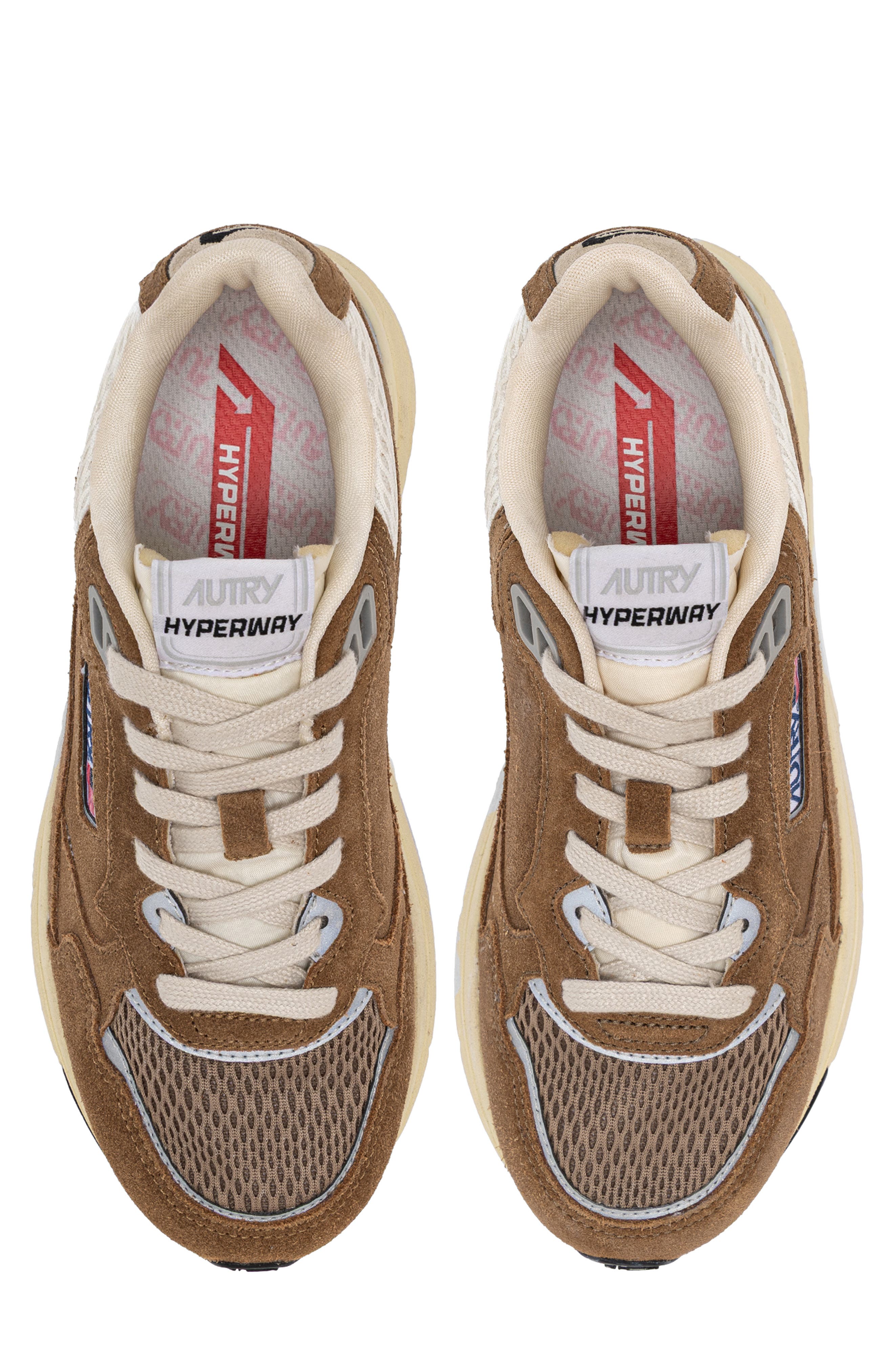 AUTRY Hyperway Low Sneaker, Alternate, color, Brown