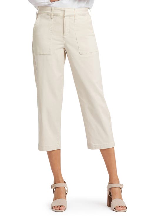 Utility High Waist Crop Pants
