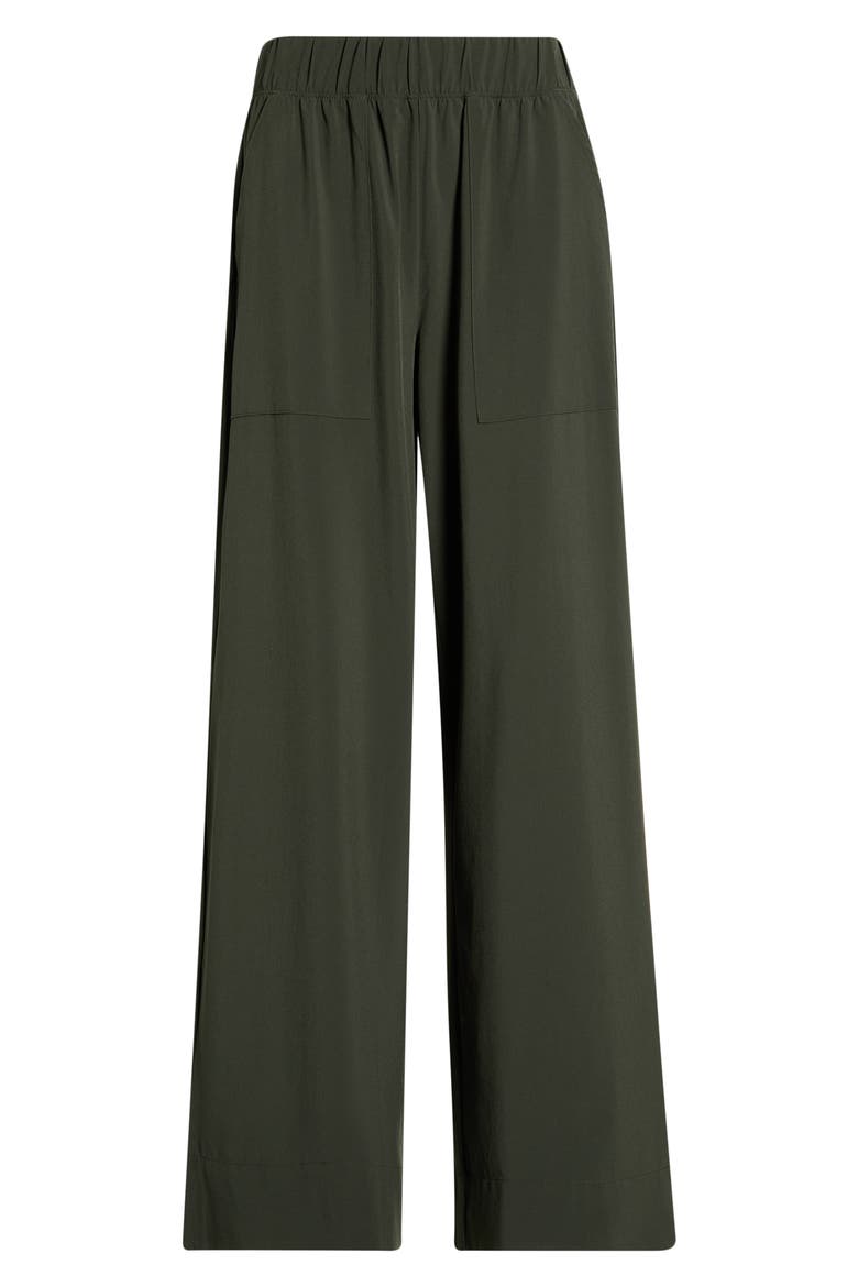 Wide Leg Utility Pants, Alternate, color, OLIVE INK