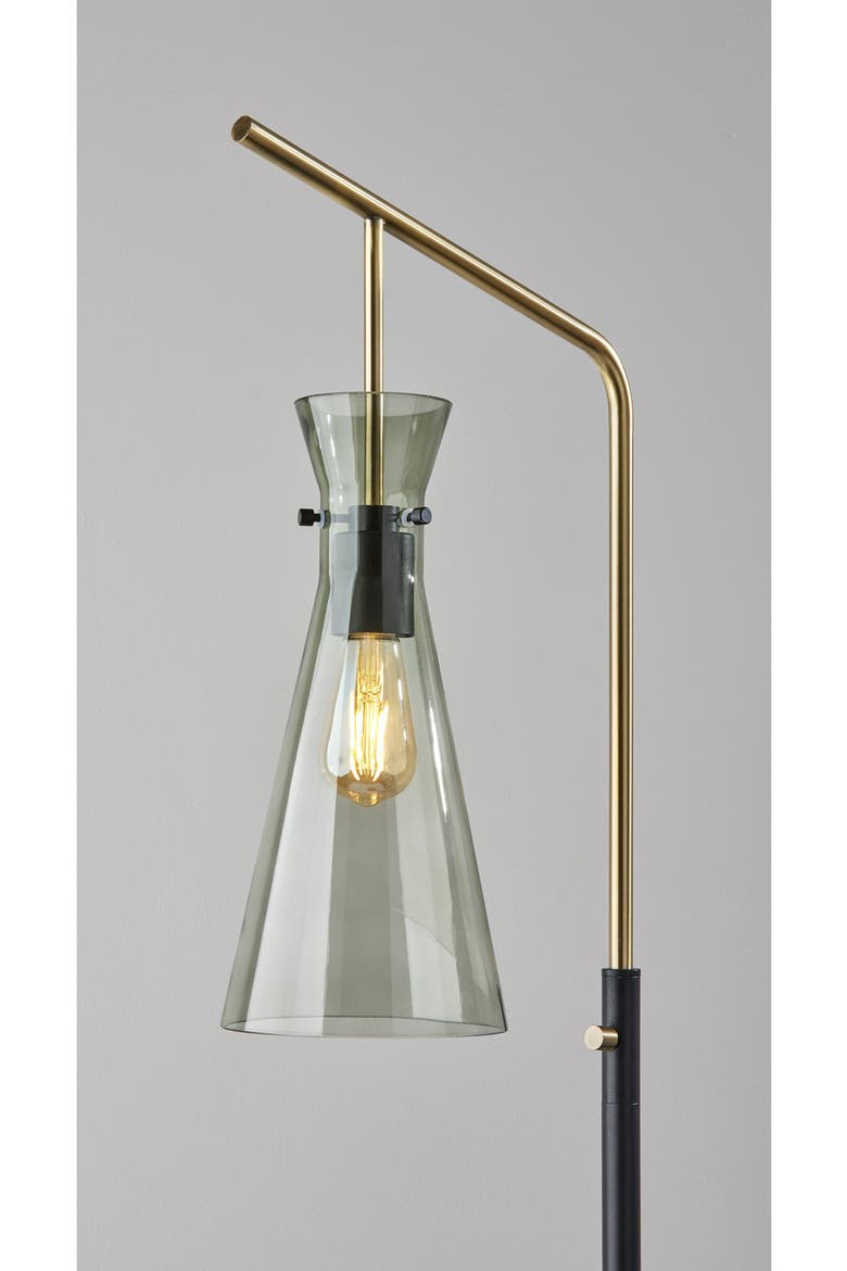 Walker Floor Lamp, Alternate, color, BLACK