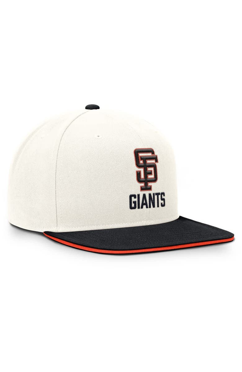 Nike Men's Nike Cream/Black San Francisco Giants Cooperstown Pro Dri-FIT Snapback Hat, Alternate, color, Cream