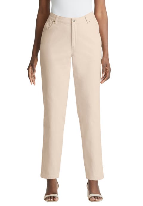 Classic Cotton Denim Straight-Leg Jean