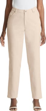 Jessica London Classic Cotton Denim Straight-Leg Jean