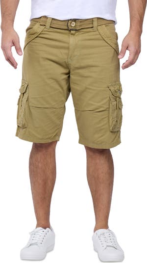 Belted Bermuda Cargo Shorts