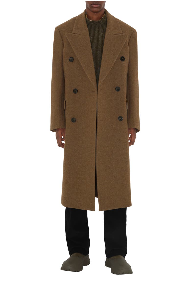 Burberry Wool Tailored Coat, Main, color, 