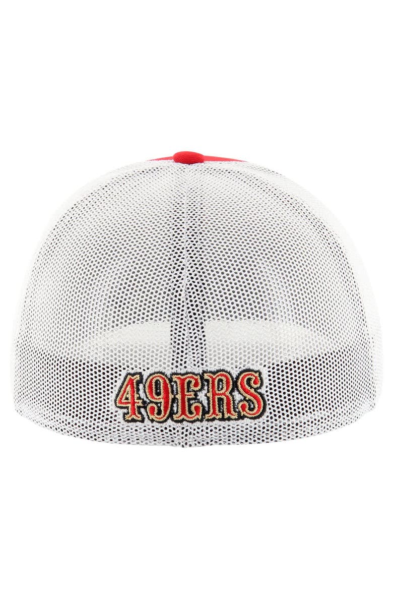'47 Men's '47 Scarlet/White San Francisco 49ers Thrash Trophy Flex Hat, Alternate, color, Scarlet