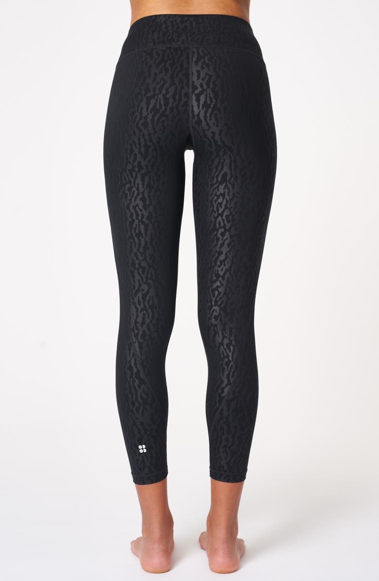 Sweaty Betty All Day High Waist Embossed Leggings, Alternate, color, 