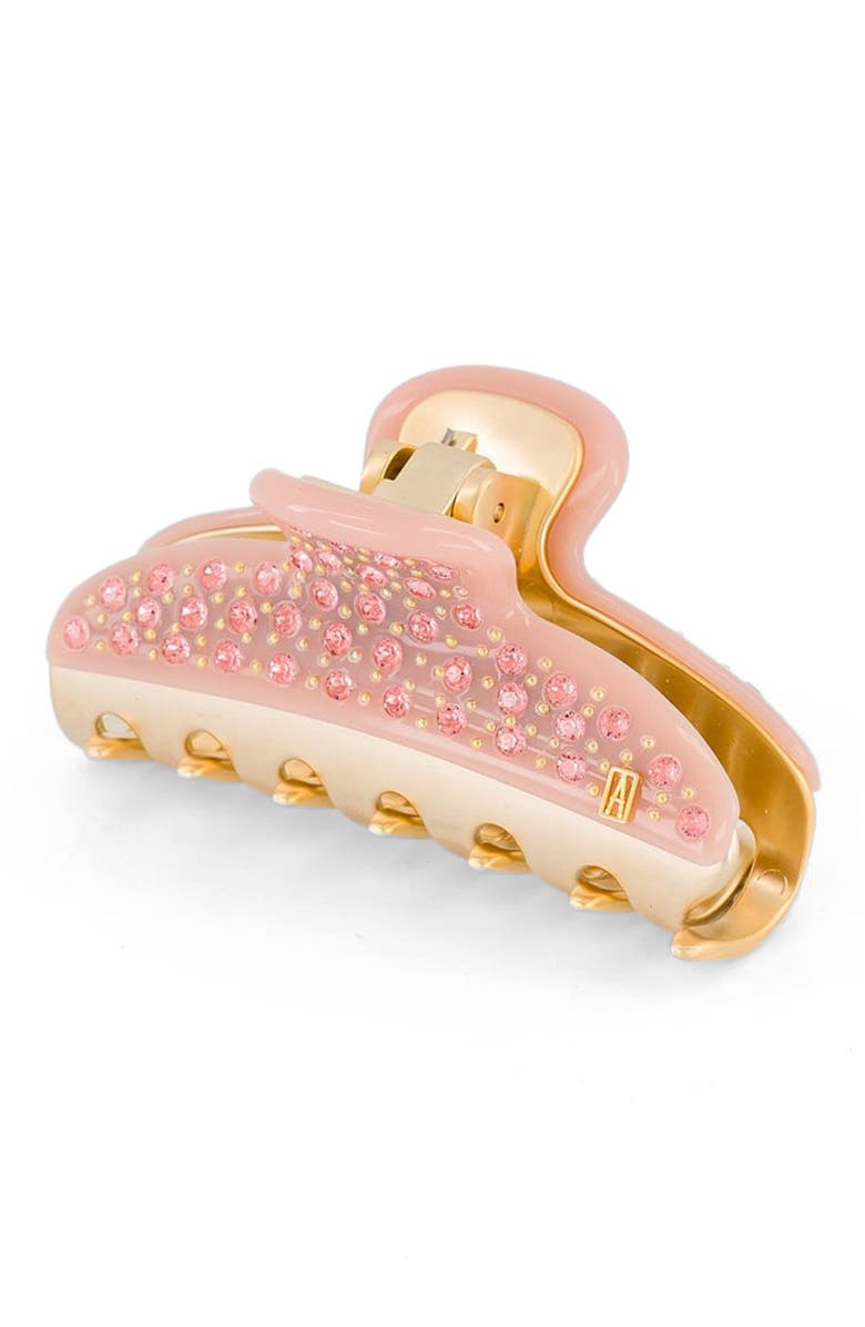 Alexandre de Paris Vendome hair clip, Alternate, color, Pink