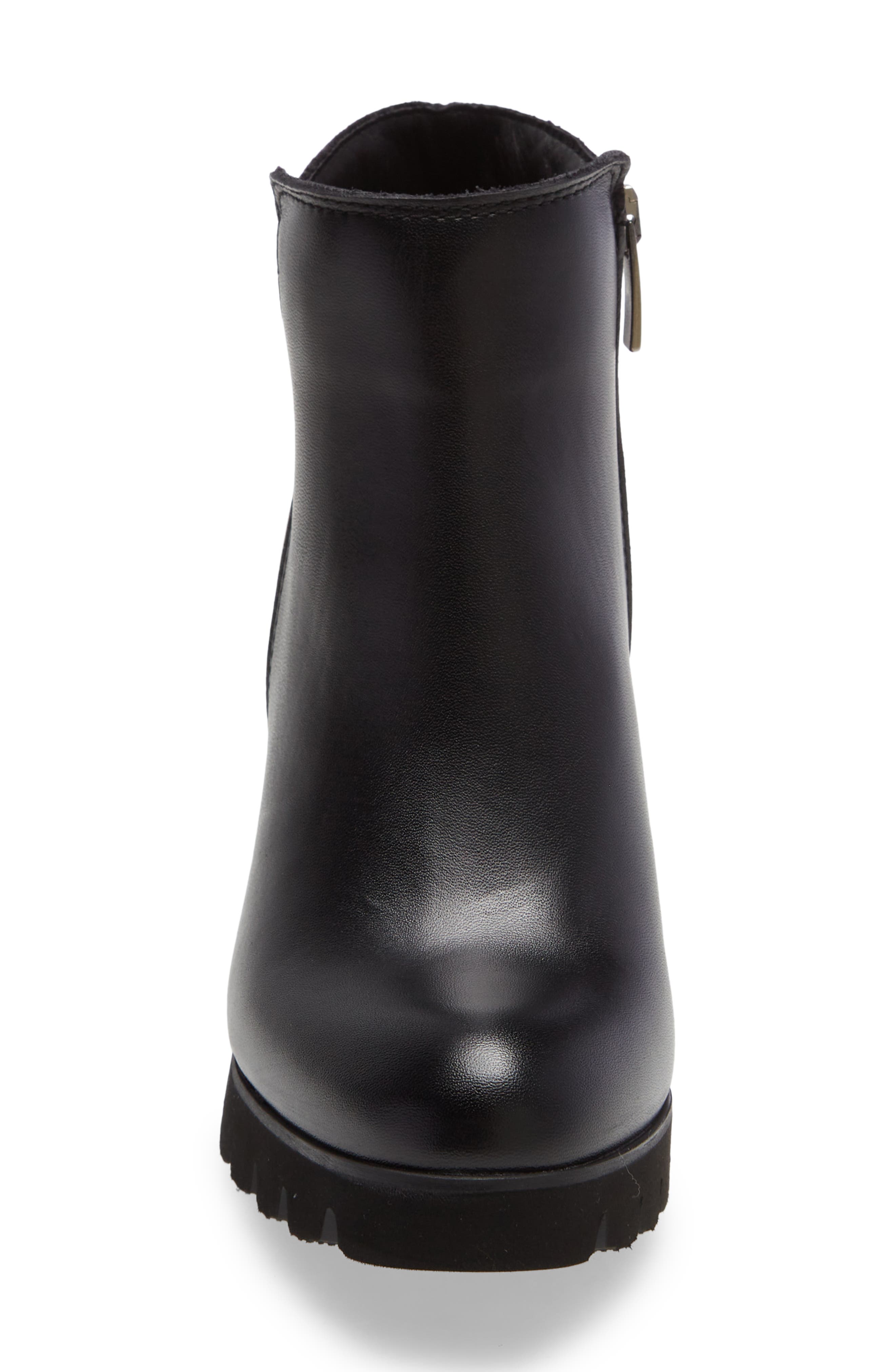 La Canadienne Maya Waterproof Boot, Alternate, color, Black Leather