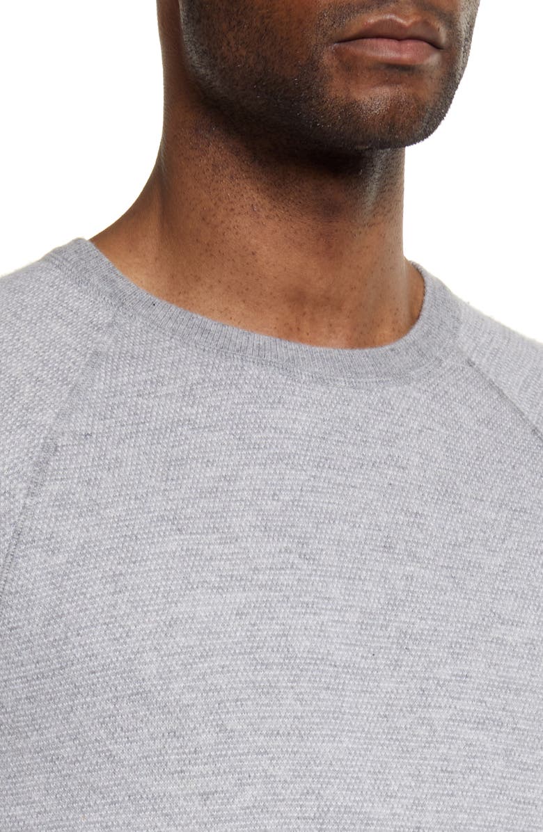 Vince Birdseye Wool & Cashmere Sweater, Alternate, color, 