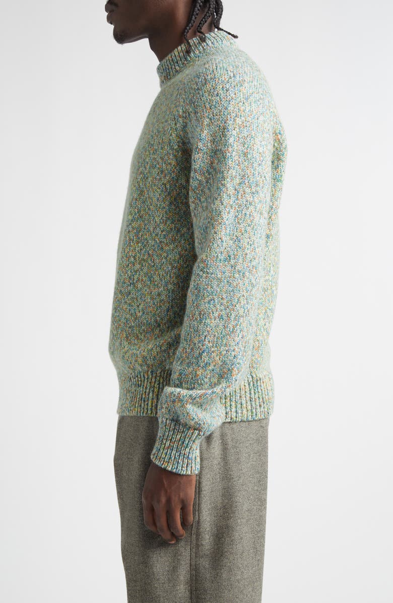 De Bonne Facture Raglan Sleeve Wool Sweater, Alternate, color, Multicolor