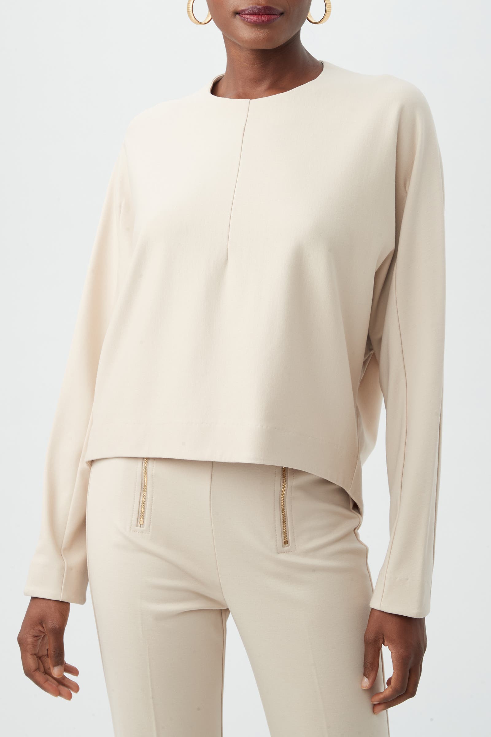 Marsa Long Sleeve Ponte Top - image 4