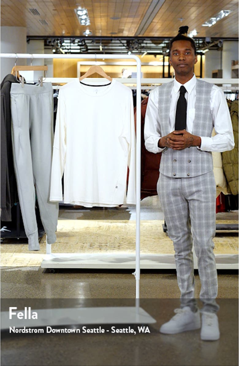 Focus Long Sleeve Pima Cotton Blend T-Shirt, sales video thumbnail