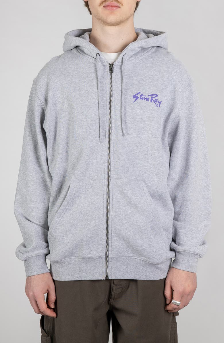 STAN RAY Stan OG Logo Graphic Zip-Up Hoodie, Main, color, 