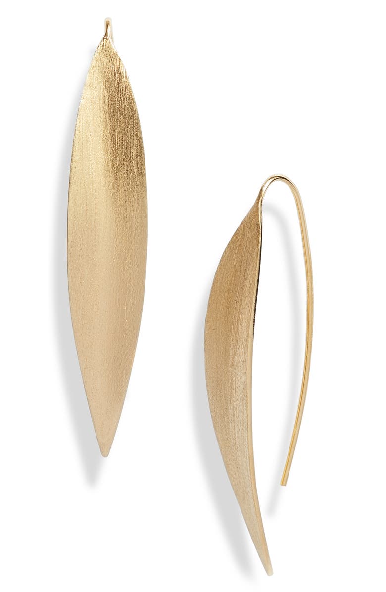 SOKO Jani Threader Earrings, Main, color, Gold