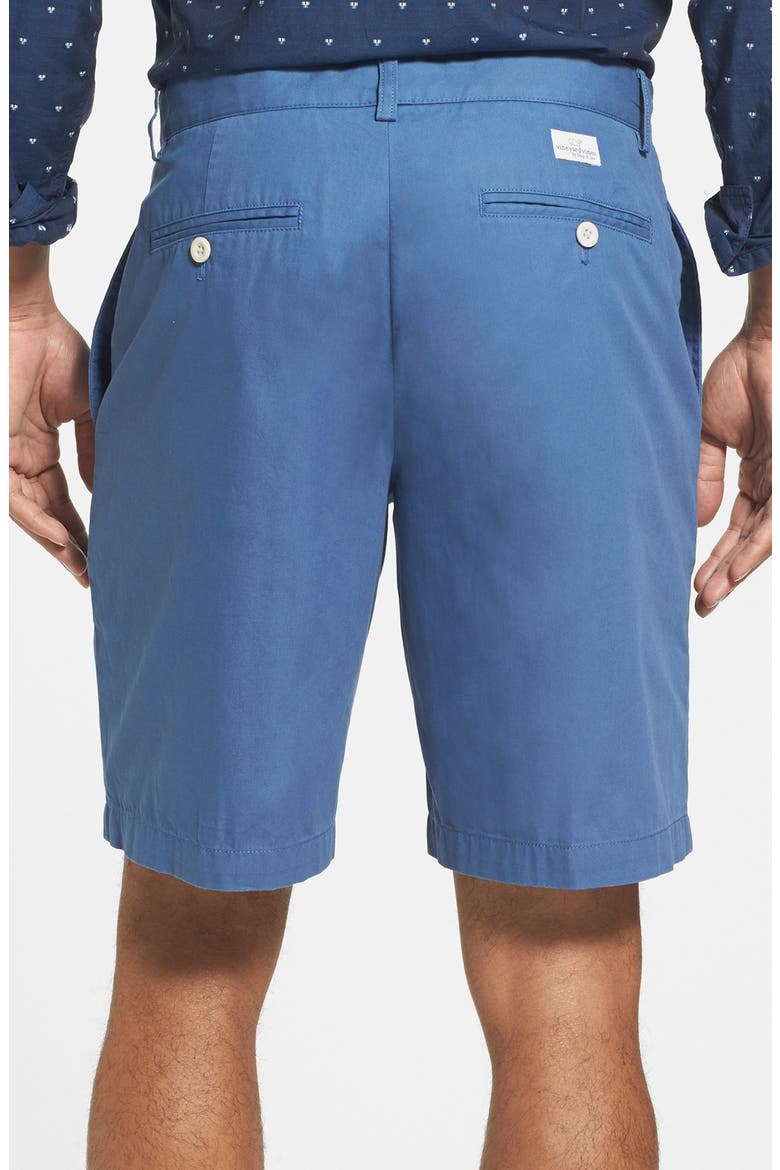 Summer Flat Front Twill Shorts, Alternate, color, FLAG BLUE