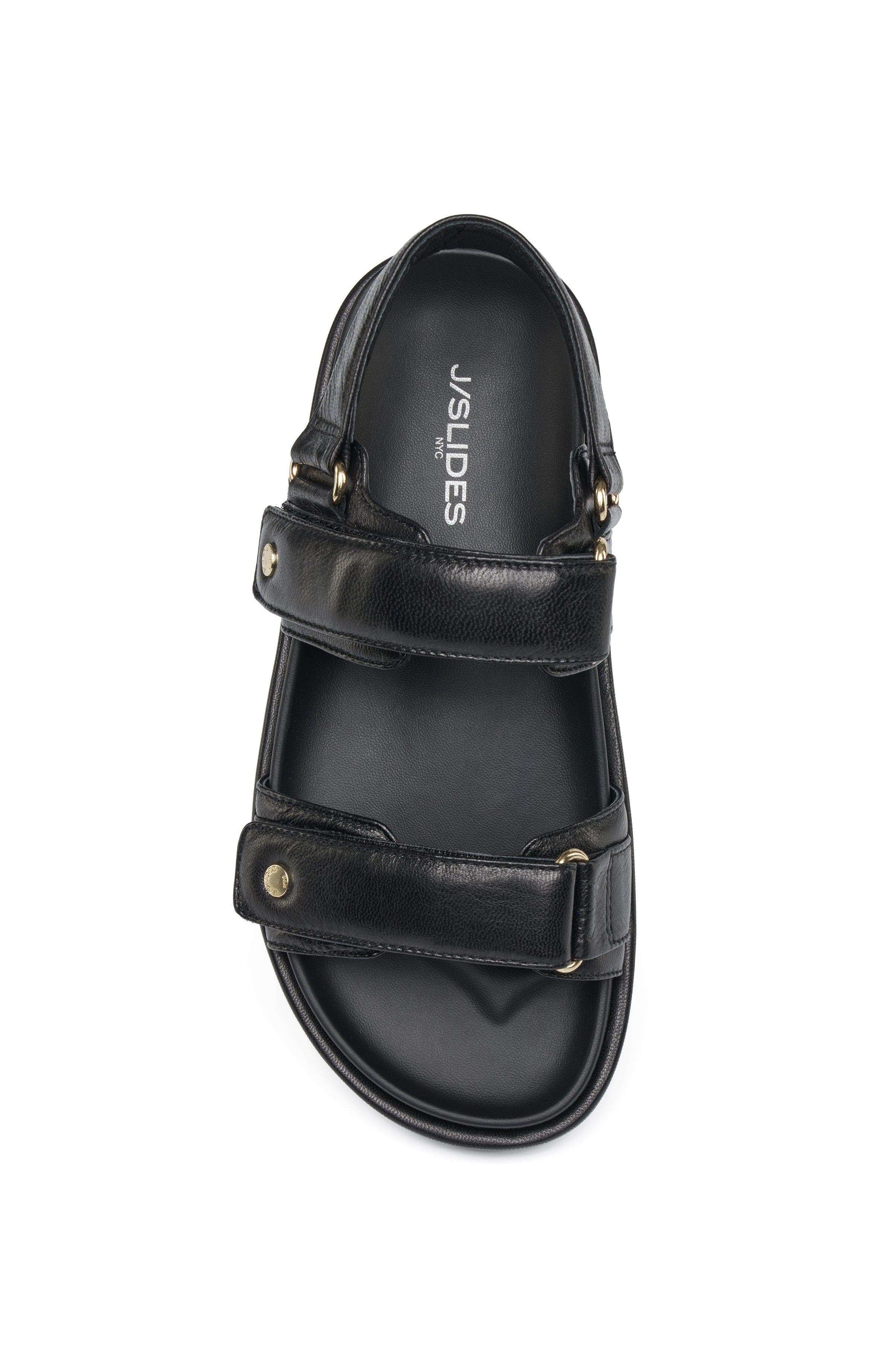 Bay Leather Slingback Sandal, Alternate, color, Black
