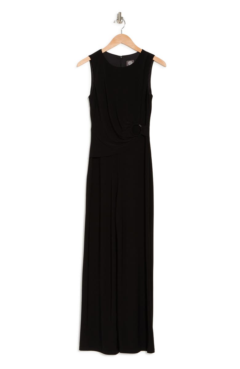 Vince Camuto Sleeveless Ruched Waist Jumpsuit, Alternate, color, 