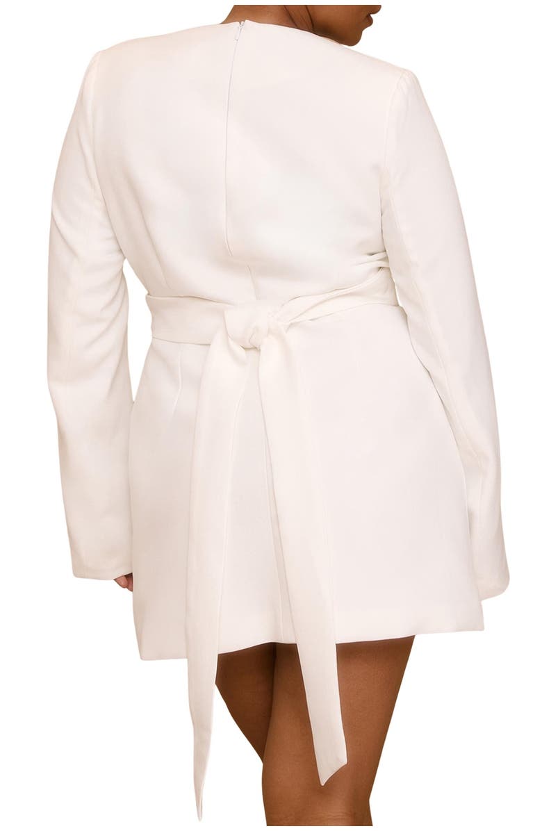 Six Stories Wrap Front Blazer Dress, Alternate, color,