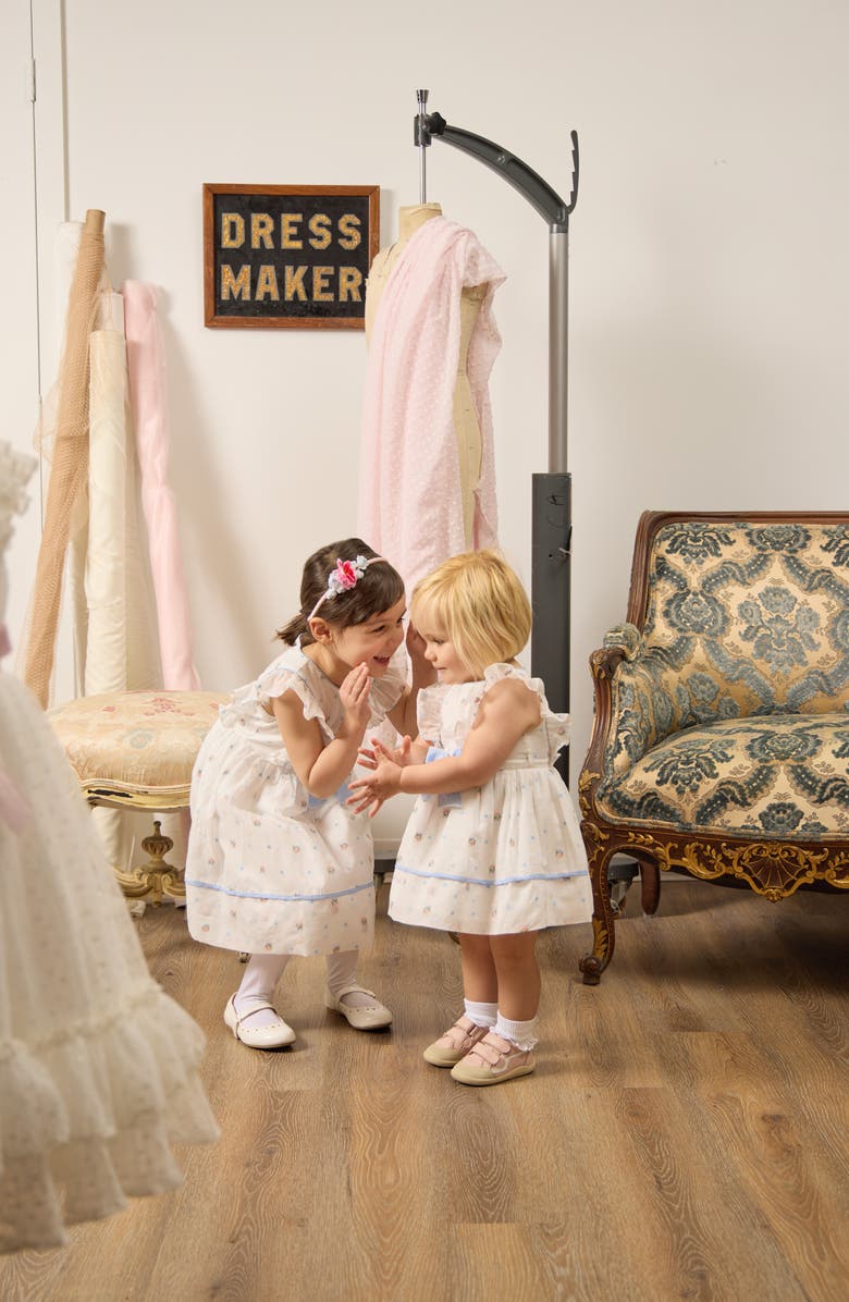 Pippa & Julie Embroidered Cotton Party Dress, Alternate, color,