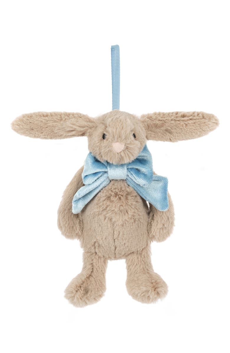 Jellycat Bashful Bunny Ornament, Main, color, Beige