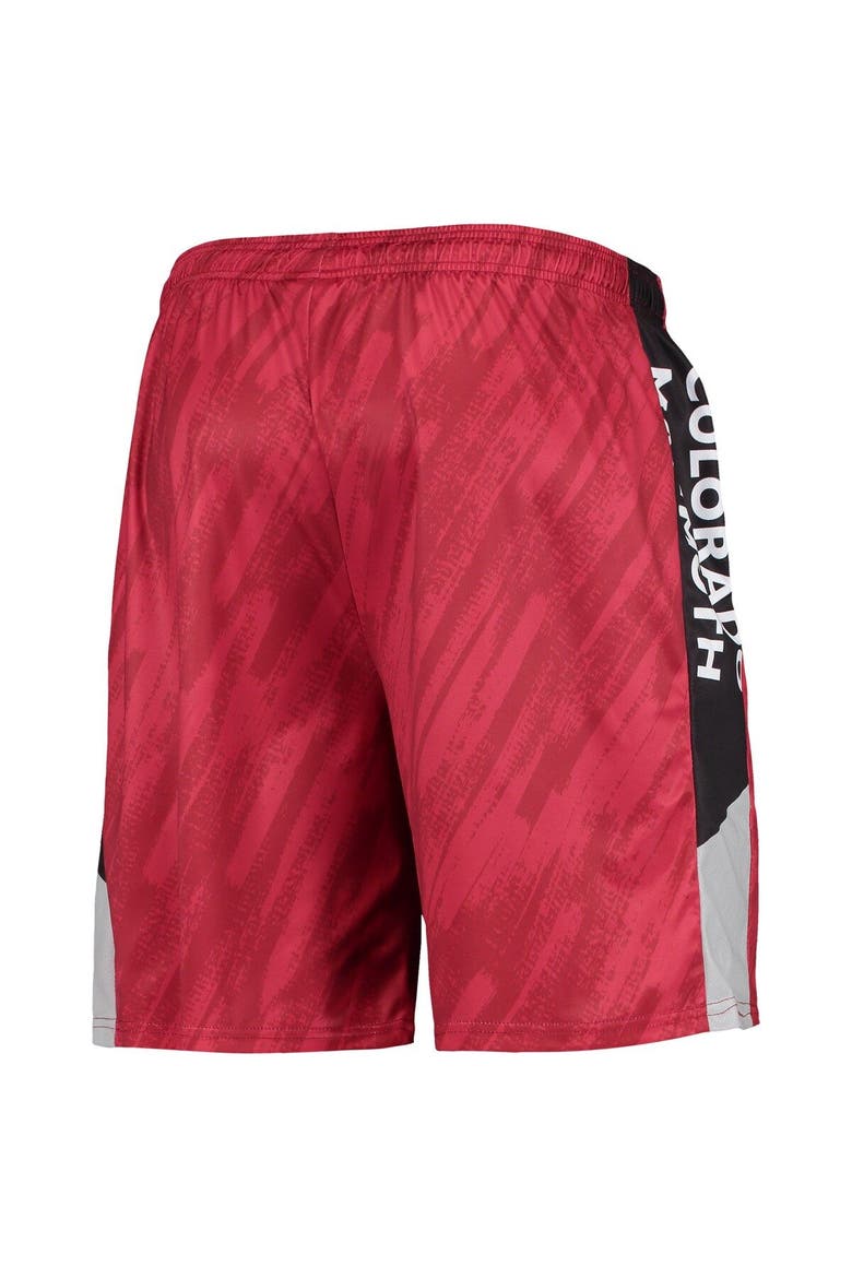 Men's FOCO Red Colorado Mammoth Static Mesh Shorts, Alternate, color, Red