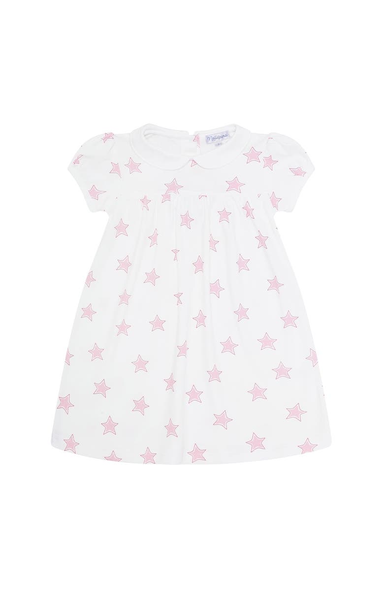 Nellapima Pink Stars Print Playtime Dress - Toddler & Little Kid, Main, color, Pink