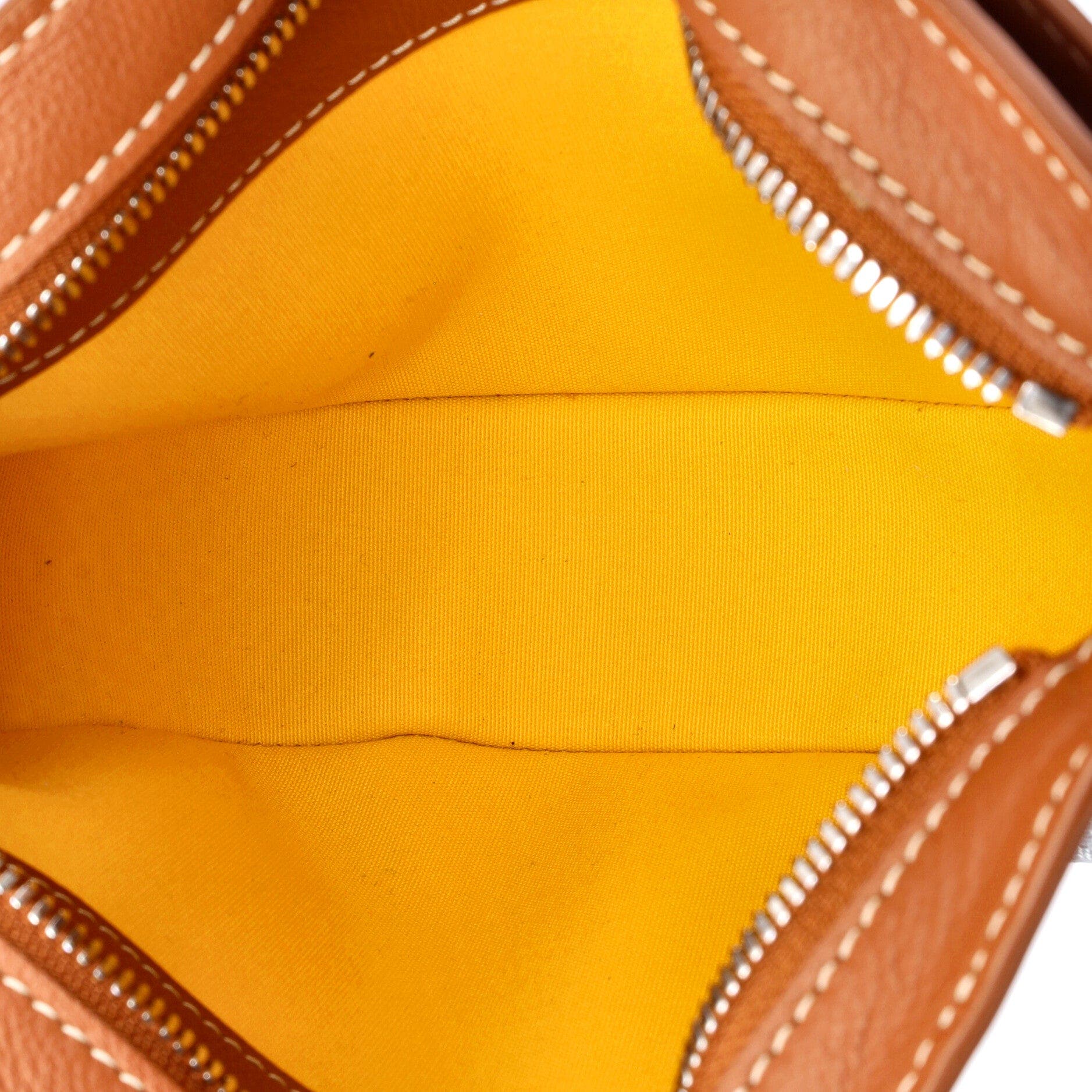 Hirondelle Shoulder Bag Coated Canvas and Leather, Alternate, color, Brown