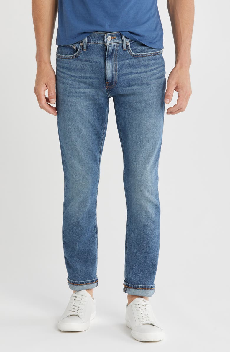 Lucky Brand 121 Slim Straight Jeans, Main, color, Rockaway