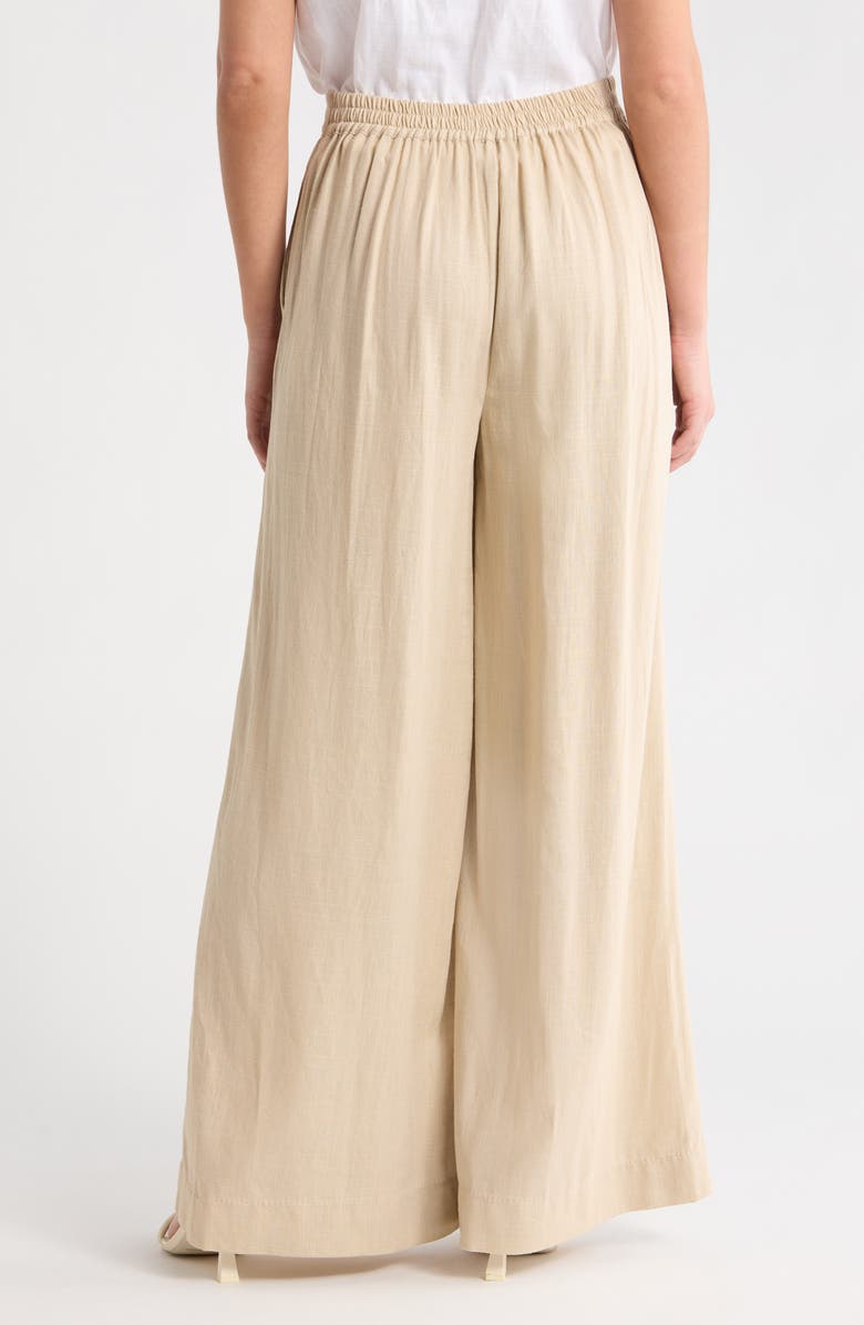 Vince Camuto Wide Leg Pants, Alternate, color, Camel