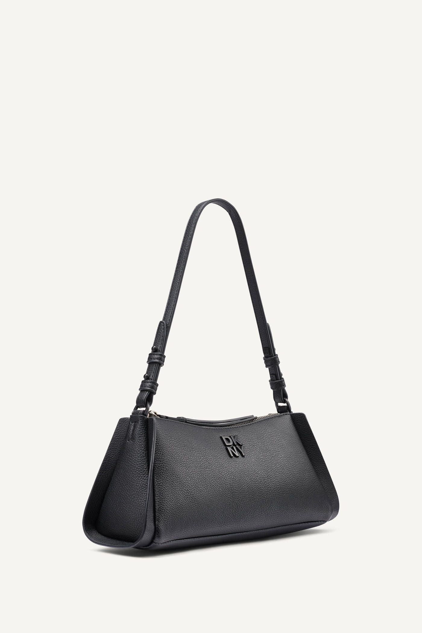 DKNY Josie TZ Shoulder Bag, Alternate, color, Black/Black