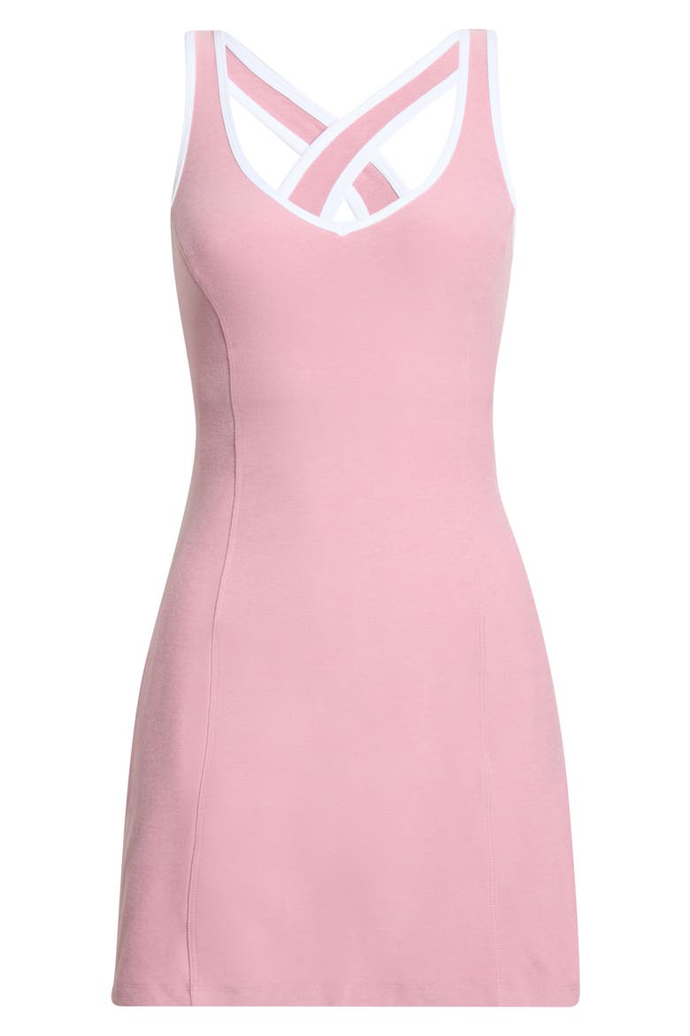 Spacedye Starting Line Active Minidress, Alternate, color, BALLET PINK HEATHER