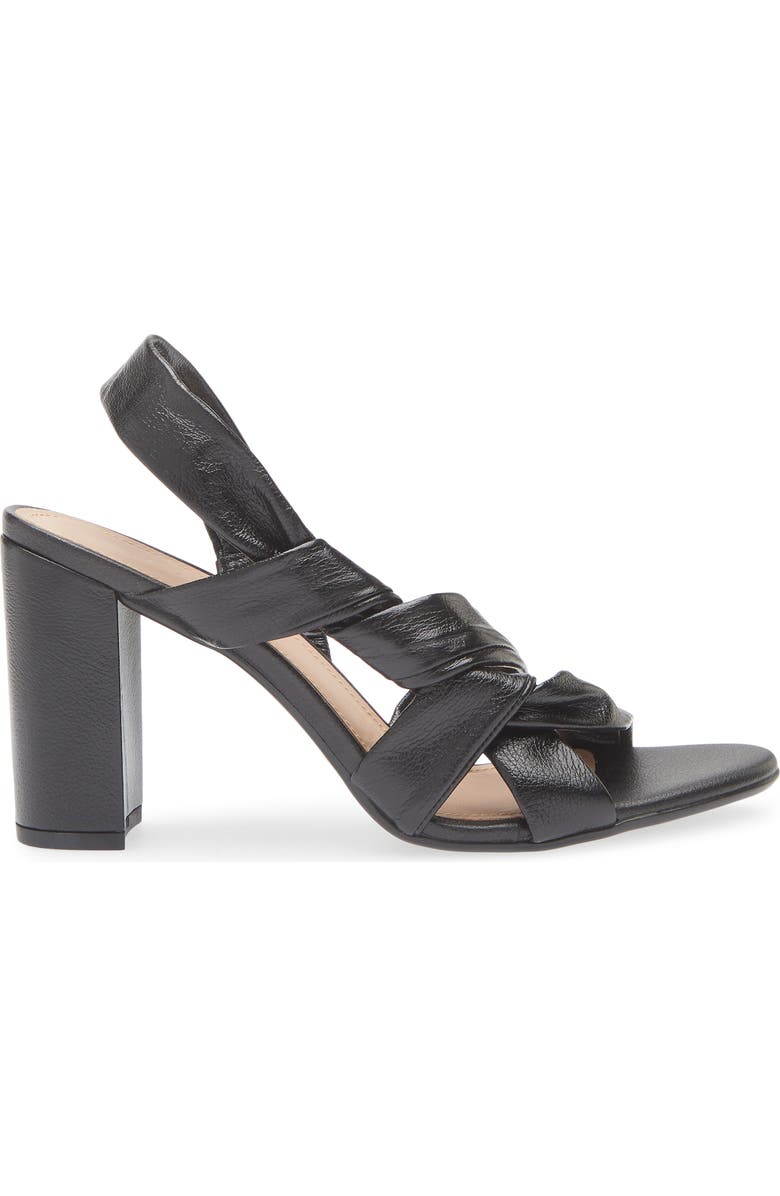 KOKO + PALENKI Brandy Slingback Sandal, Alternate, color, Black Leather
