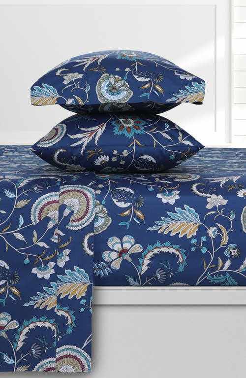 Azores Home 300 Thread Count Organic Cotton Sateen Sheet Set In Multi