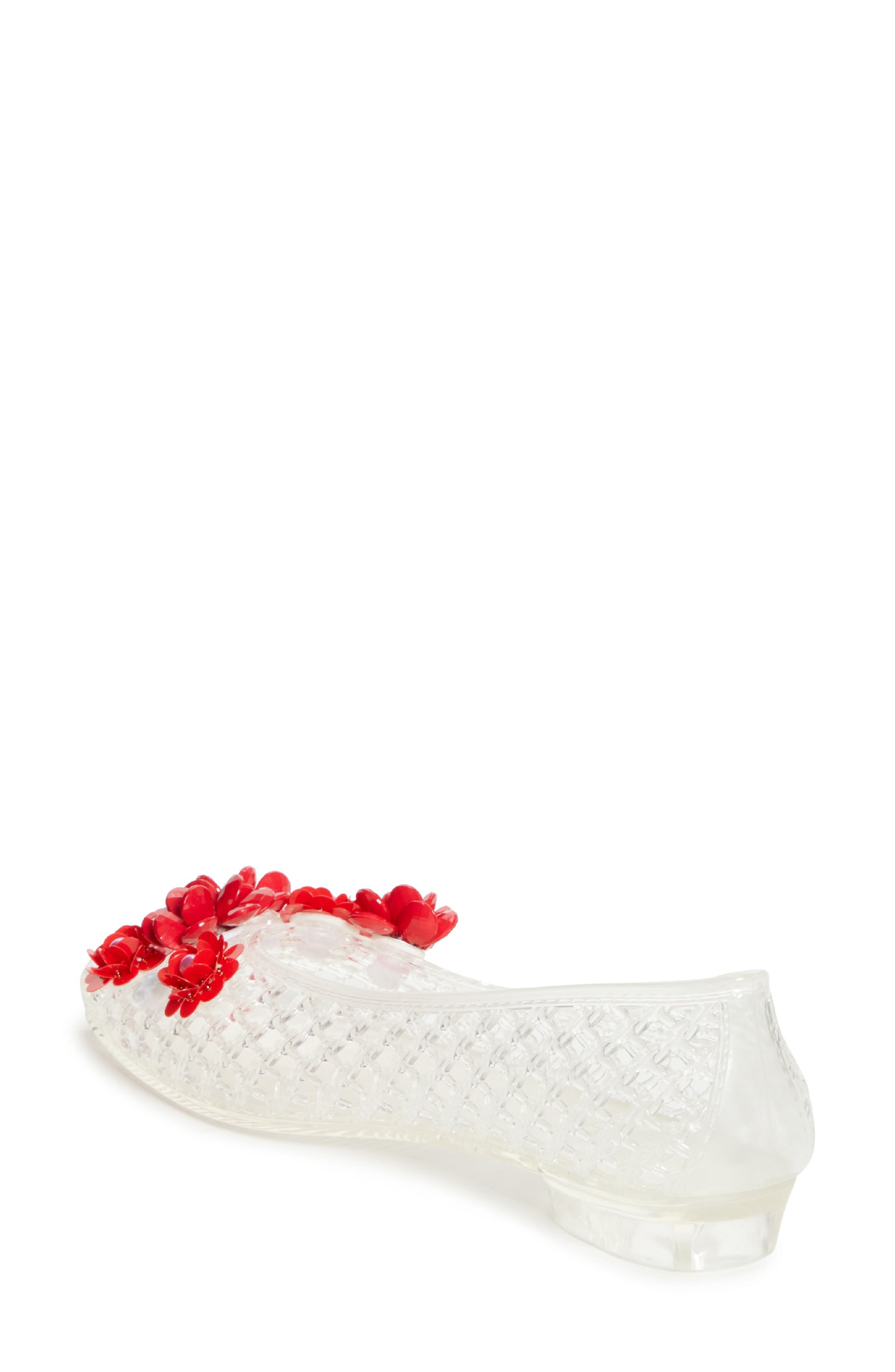 HEAVENLY JELLY Nova Jelly Ballet Flat, Alternate, color, Clear