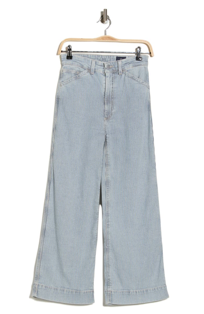 AG Rosie High Waist Crop Wide Leg Jeans, Alternate, color, Sea Salt