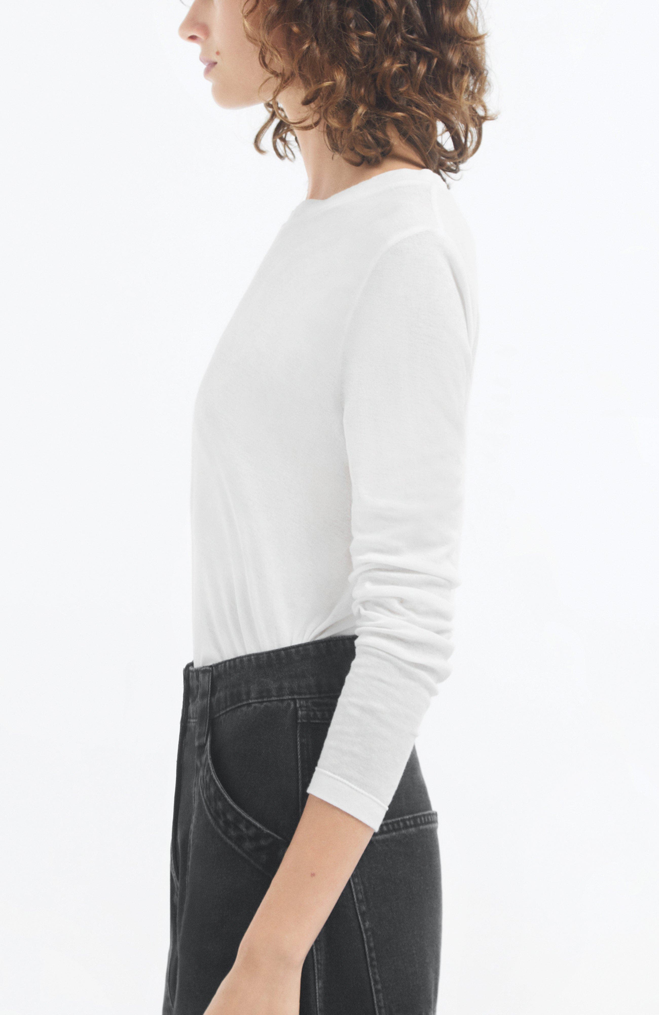 Crewneck Long Sleeve in Cotton Jersey - image 4