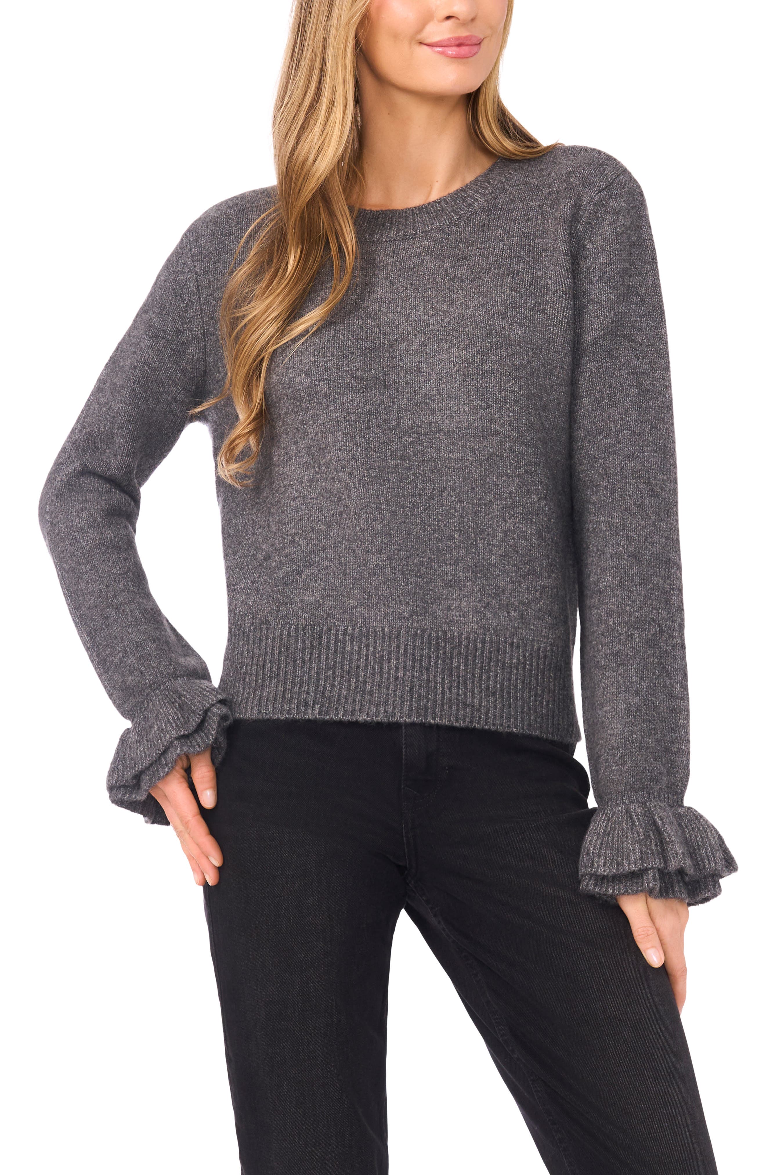 Ruffle Cuff Sweater