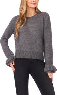 CeCe Ruffle Cuff Sweater