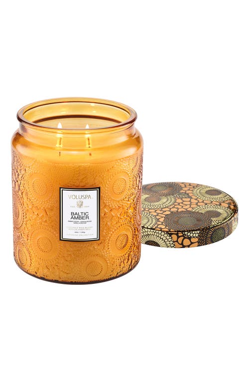 VOLUSPA VOLUSPA BALTIC AMBER LUXE JAR CANDLE