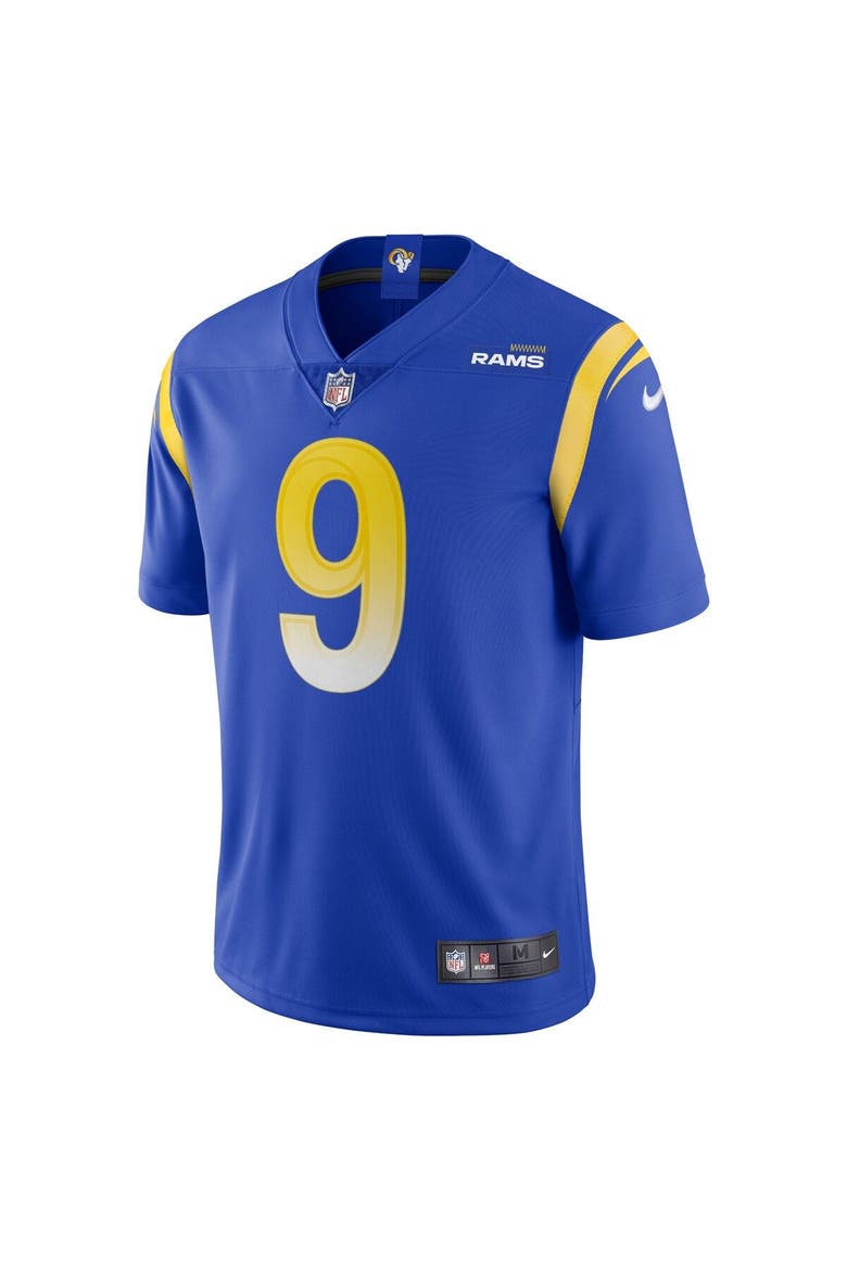 Men's Nike Matthew Stafford Royal Los Angeles Rams Vapor Limited Jersey, Alternate, color, Royal