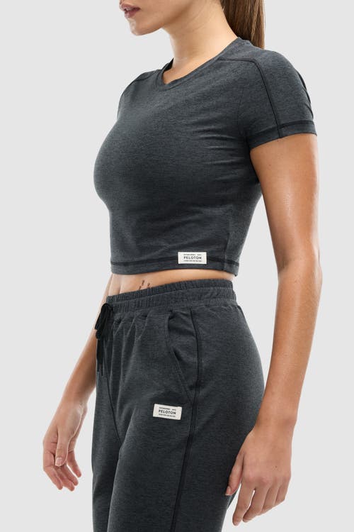 Peloton Dreamblend Baby Tee In Gray