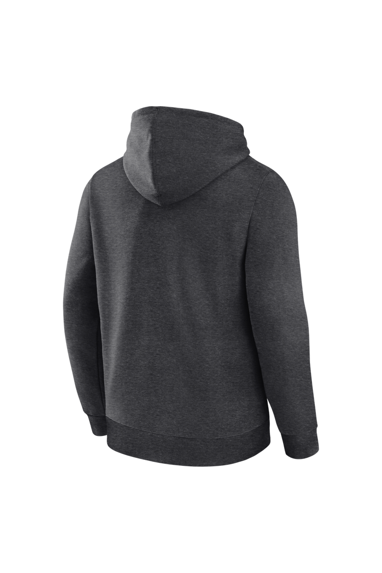 Men's Logo Athletic Heather Charcoal Buffalo Bills Primary Logo Hoodie, Alternate, color, Heather Charcoal