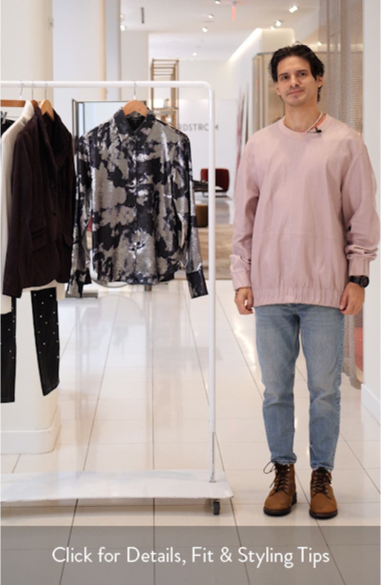 Yvette Slim Fit Button-Up Shirt, sales video thumbnail