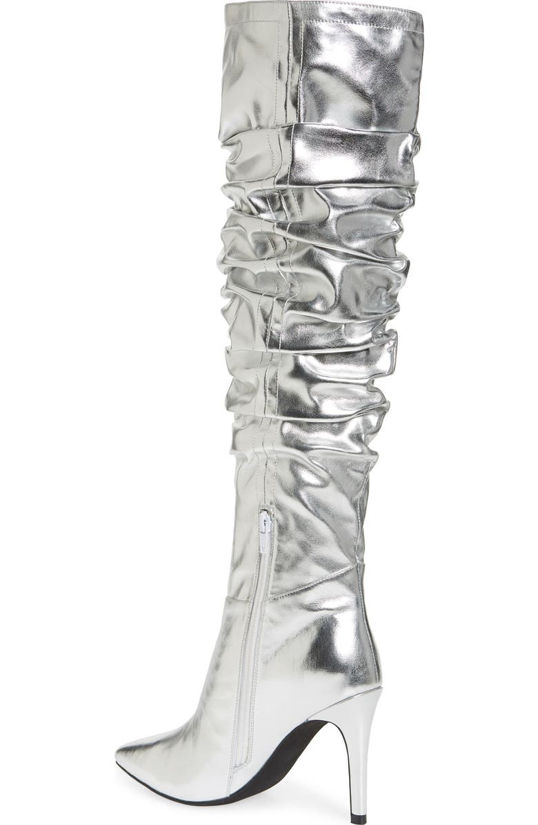 Jeffrey Campbell Advik Metallic Over the Knee Boot, Alternate, color,