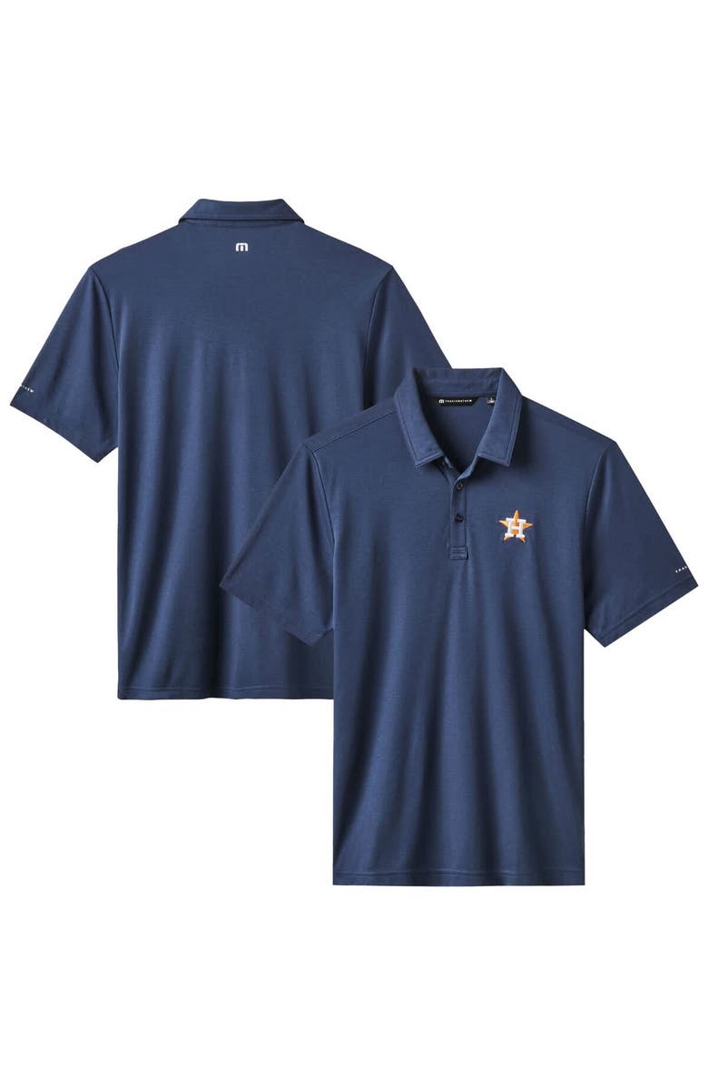 TravisMathew Men's TravisMathew Navy Houston Astros Playoff Pitch Polo, Alternate, color, Navy